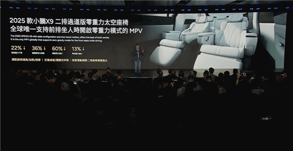 496项升级 舒适性百万级！2025款小鹏X9上市：35.98万起