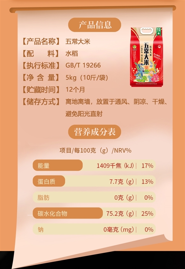 2024秋收新米！五稻田五常大米官方发车：10斤37.9元